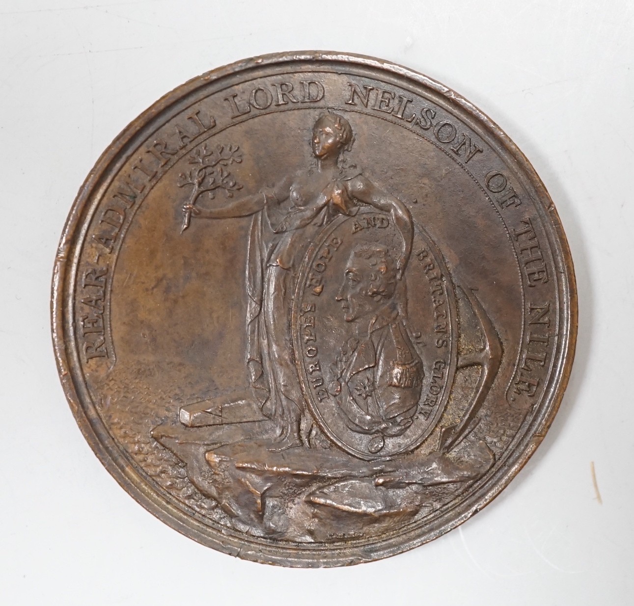 Rear Admiral Lord Nelson, a Davison’s ‘Victory of the Nile August 1. 1798’ bronze medal